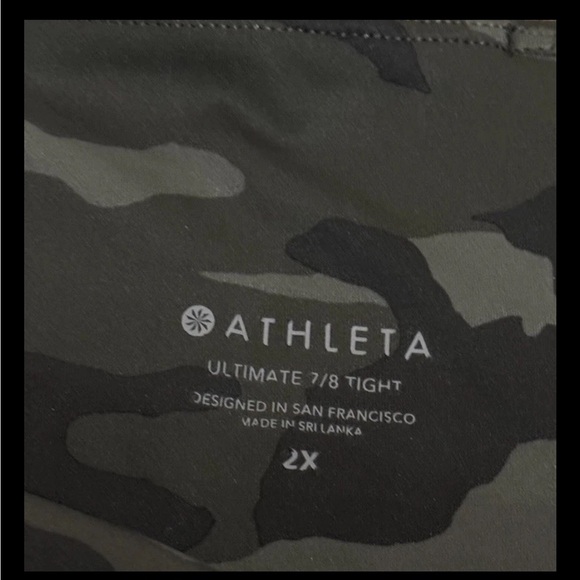 Athleta Camo Print Women's Leggings - Picture 8 of 11